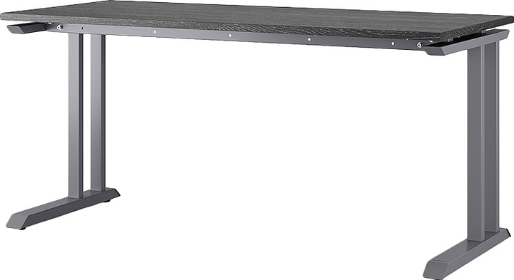 Стол офисный КОБОР L1-100/70 graphite/glazed