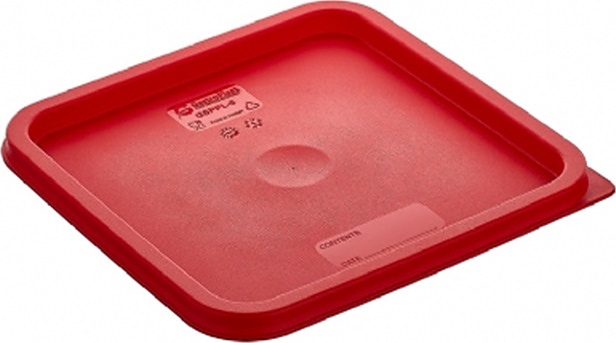 Крышка для контейнера Gastroplast GSPPL-6 23х23 см (полипропилен) красная