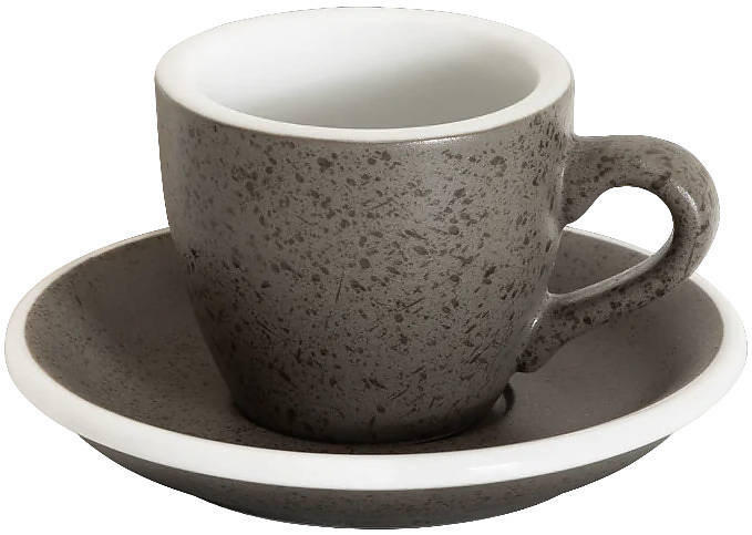 Кофейная пара Loveramics Egg Espresso Cup C088-88BGL/C088-89BGL 80 мл, гранитный (granite)