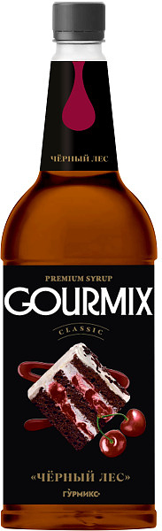 Сироп Gourmix 10416330 Черный Лес 1 л (бутылка ПЭТ)
