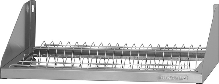 Полка кухонная для сушки тарелок Mecon Base ПСП 800х300х180 мм с поддоном