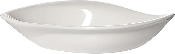 Салатник Kunstwerk A4023 58 мл 13,5х7,5 см h=2 см (фарфор) «лист» белый