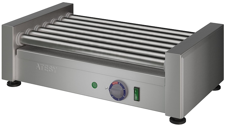 Гриль роликовый ATESY Комбат ГР-7Р-450-02