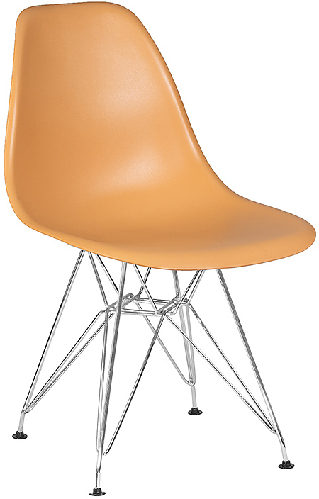 Стул обеденный DOBRIN 638APP-LMZL DSR (персиковый, хром)