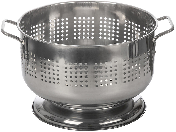 Дуршлаг на подставке Luxstahl 380 мм [RGS-]