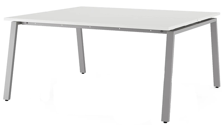 Стол офисный КОБОР A/2-160/120 aluminum/premium