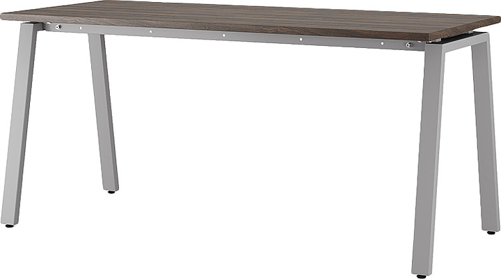 Стол офисный КОБОР A-120/70 aluminum/charlston