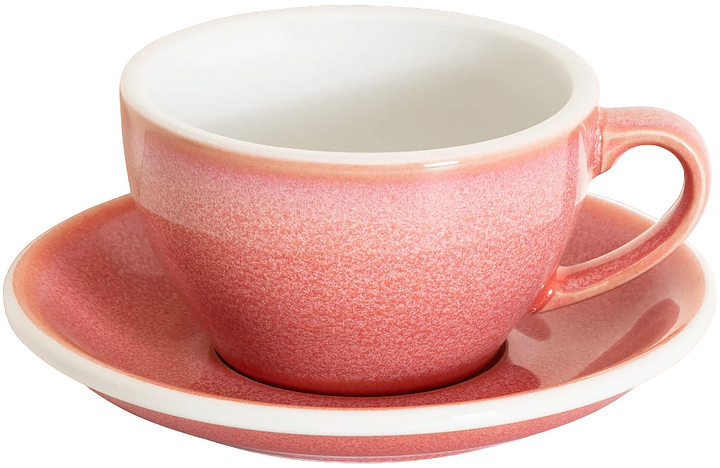 Кофейная пара Loveramics Egg Latte&Cappuccino Cup C088-114BBE/C088-142BBE 250 мл, ягодный (berry)