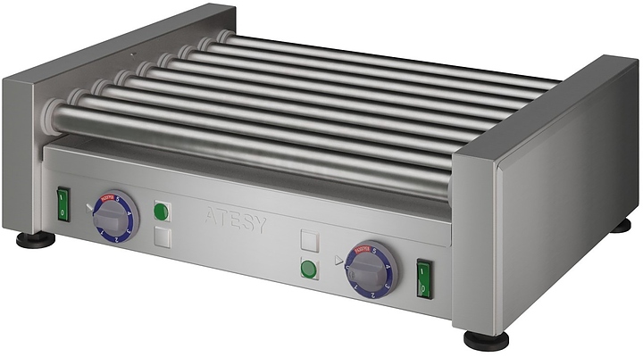 Гриль роликовый ATESY Комбат ГР-9Р-450-02