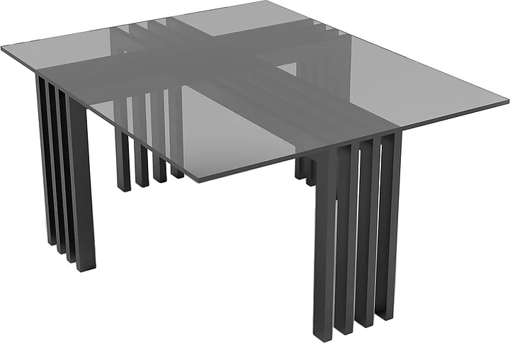 Подставка фуршетная P.L. Proff Cuisine MIN3697 Hotelware 37,5х37,5х20 см (металл / стекло)