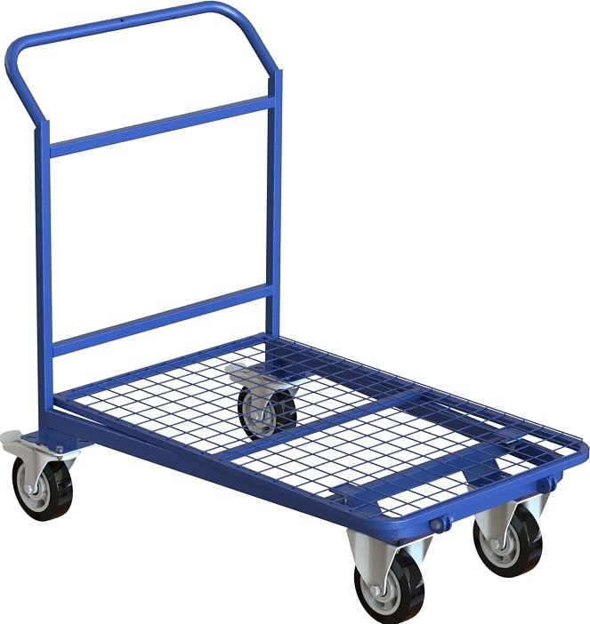 Тележка платформенная MetallCart PE5 с сетчатой платформой