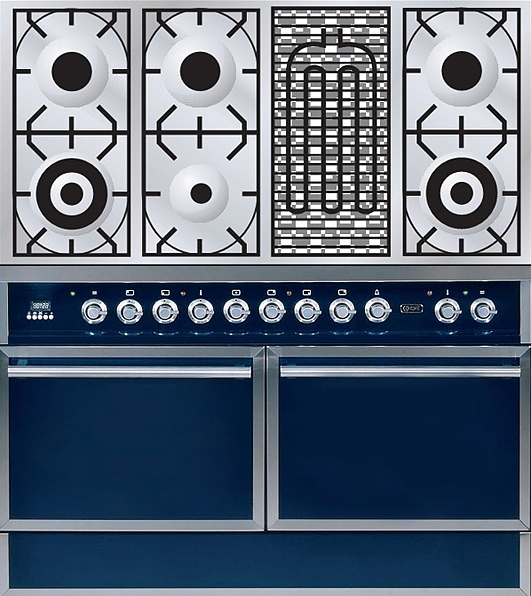 Газовая плита с духовым шкафом ILVE QDC-120B-MP