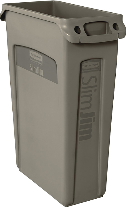 Контейнер для мусора Rubbermaid Slim Jim FG354060GRAY