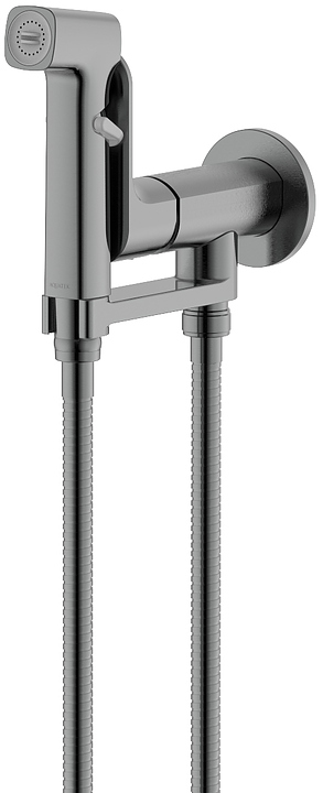 Душ гигиенический Aquatek Альфа AQ1919BGM оружейная сталь