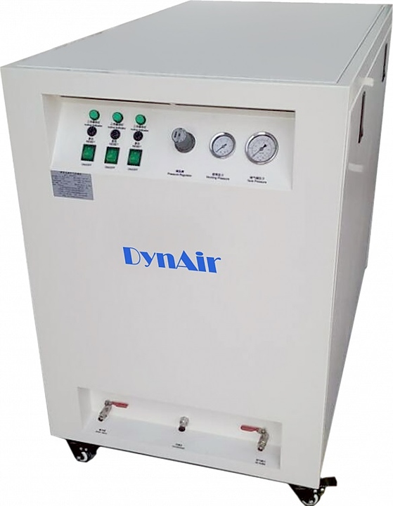 Компрессор Jiangsu Dynamic Medical Technology Co., Ltd. DA7003DCS с кожухом, на 3 установки, с осушителем