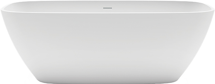 Ванна Treesse Brio V297BO 170x72 см Solid Surface, белая матовая