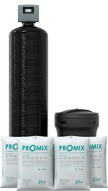 Система умягчения и обезжелезивания SpaceAqua ProMix 1665 V1EWDM (загрузка ProMix A)