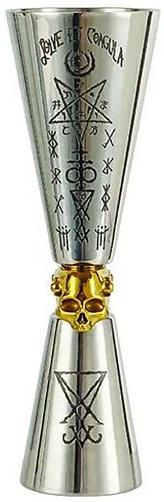 Джиггер P.L. Barbossa Bad Guys Bar Mixology-8 Golden Skull