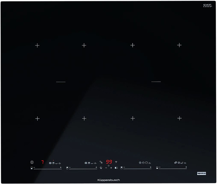 Индукционная варочная панель Kuppersbusch KI 6880.1 SR 600х510х53 мм черный