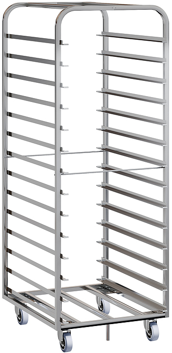 Тележка-шпилька для противней Restoinox для ротационной печи MIWE Roll-in 14 ур.