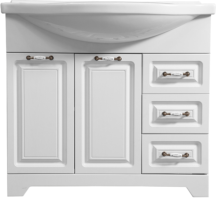 Гарнитур напольный Stella Polar Кармела 90, 7 предметов, ольха белая