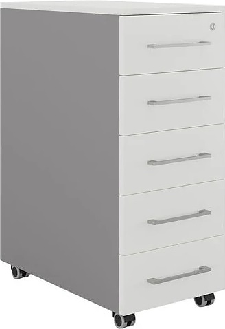 Тумба мобильная КОБОР TМ5-40/70 aluminum/premium