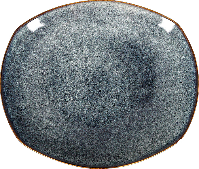 Тарелка овальная Corone Celeste HL900770 257х225 мм синяя