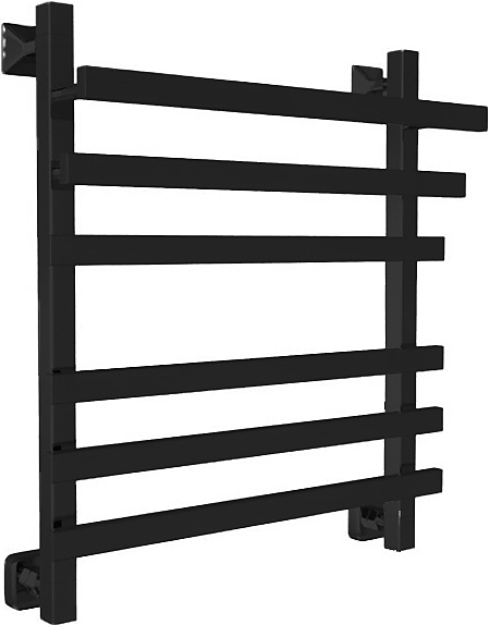 Полотенцесушитель водяной Двин 4656754414370 F Plaza 60/50 К3, чёрный матовый