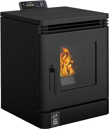Камин пеллетный Zota B6H22 Black 6 кВт WiFi