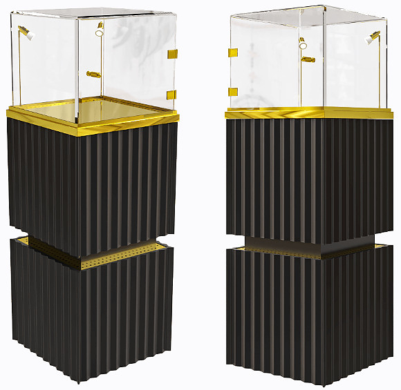 Напольная витрина одного десерта Finist UNO U-5-3