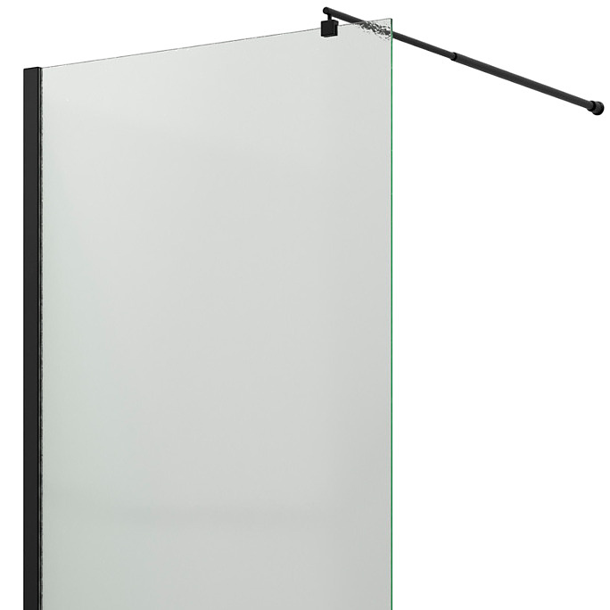 Душевое ограждение Wasserkraft Rur 30W40MB-TXG 2000х1200 мм черный