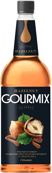 Сироп Gourmix 10416002 Фундук 1 л (бутылка ПЭТ)