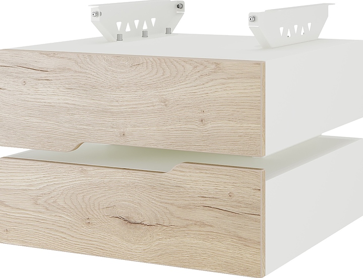 Тумба подвесная КОБОР T-2 white/natural