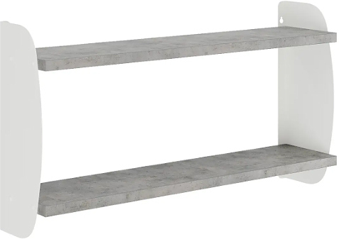 Полка КОБОР S2-80/20 white/chicago