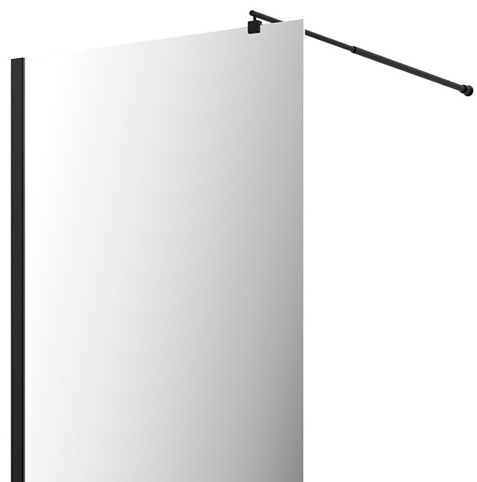 Душевое ограждение Wasserkraft Rur 30W39MB-MR 2000х900 мм черный