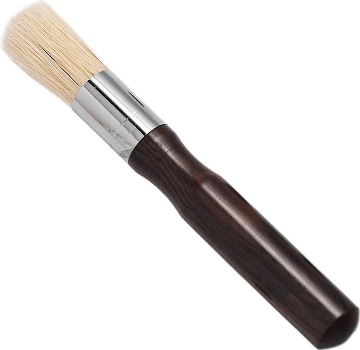 Кисточка для чистки кофейного оборудования P.L. Barbossa S0587 l=14,4 см с деревянной рукояткой