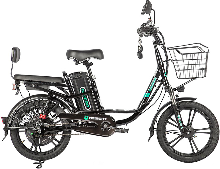 Электровелосипед GELBERT Khan 2 черный