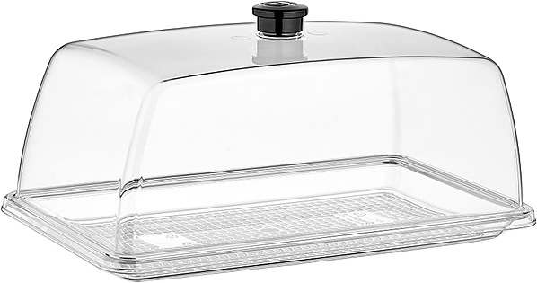 Крышка для подноса Gastroplast GF-13 GN1/3 33,5х19 см h=12,5 см (поликарбонат) прозрачная
