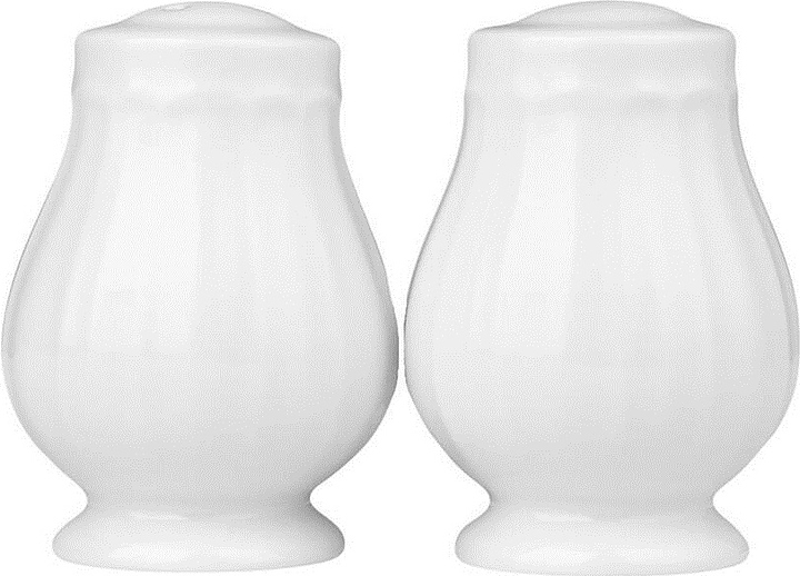 Набор для специй Noble Bella 305902А/305904А 2 предмета d=5,9 см h=8,2 см (фарфор) белый