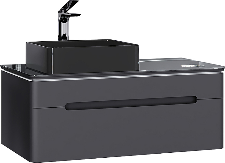 Тумба под раковину Jorno Shine 100 Shi.01.100/P/A