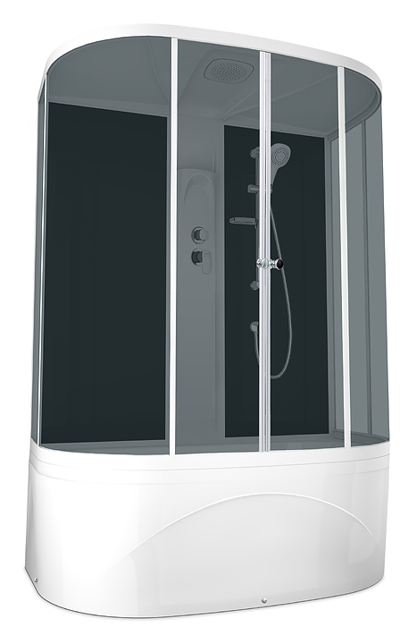 Душевая кабина Domani-Spa Neat high DS01N158HBT00 150х80 см