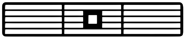 Декоративная решетка для варочной панели Kuppersbusch DK 8595 Black Velvet