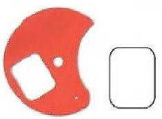 Форма для насадки для гамбургеров Sirman LF2039282R для FORMAT M (прямоугольник 100x125 мм)