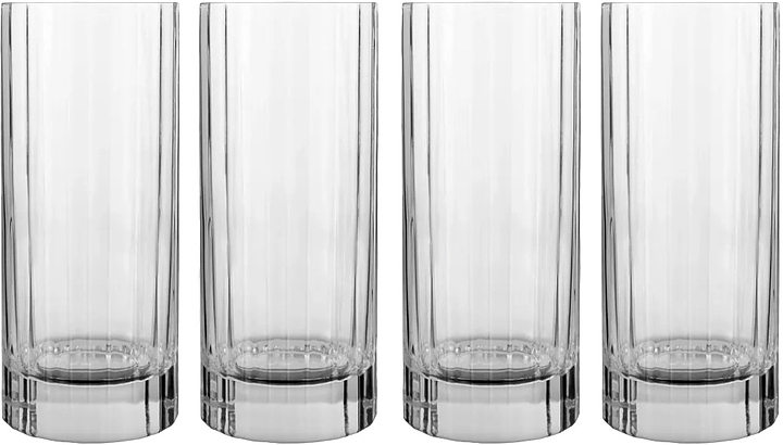 Набор стаканов для воды Luigi Bormioli A10824GTY021990 BIBITA Bach 480 мл, 4 шт, хрусталь