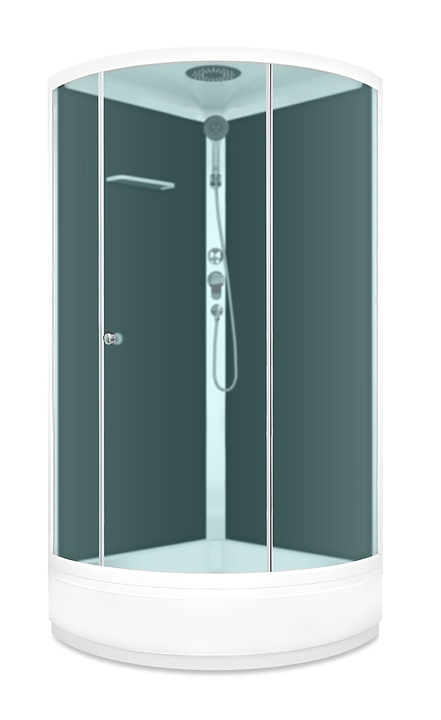 Душевая кабина Domani-Spa Simple 99 mid DS01Sm99MBM00 90х90 см