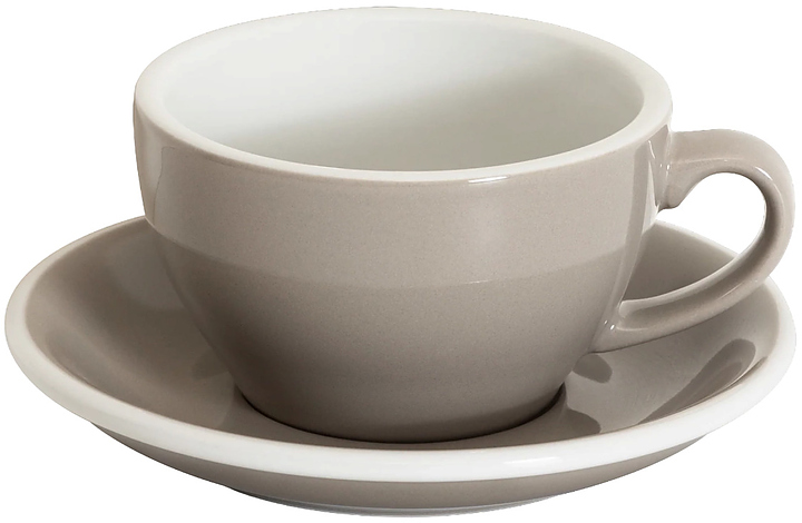 Кофейная пара Loveramics Egg Latte&Cappuccino Cup C088-101BTP/C088-65BTP 250 мл, серый (taupe)
