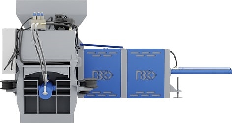 Пресс гидравлический горизонтальный ПЗО А80 автоматический