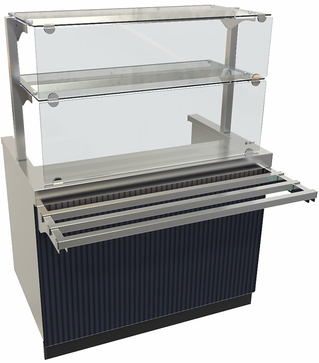 Прилавок-мармит Abat ПМЭС-70Е-02 для первых блюд волна