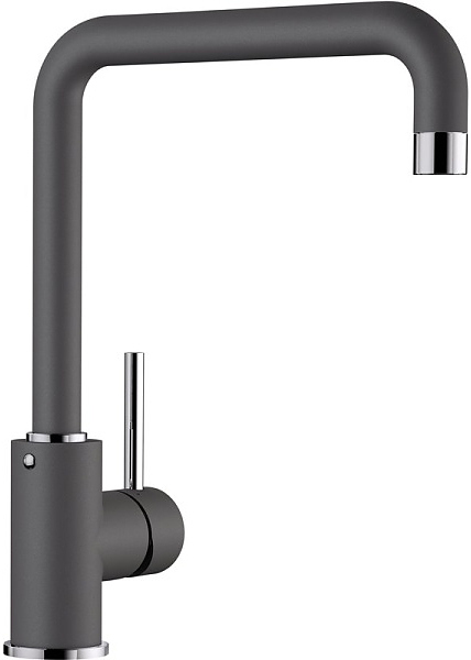 Смеситель для кухни Blanco Mili Silgranit 525132 тёмная скала