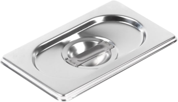 Крышка для гастроемкости Luxstahl GN 1/9 нерж. сталь